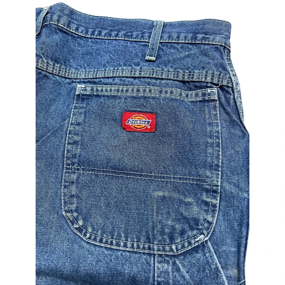 Dickies Carpenter Jeans‎ Mens 40x30 Blue Vintage 80s Workwear Distressed Denim